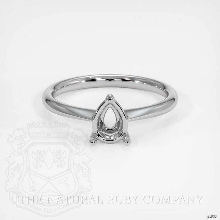 18K White Gold Vedic Ring Setting