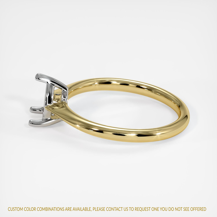 18K White & Yellow Vedic Ring Setting