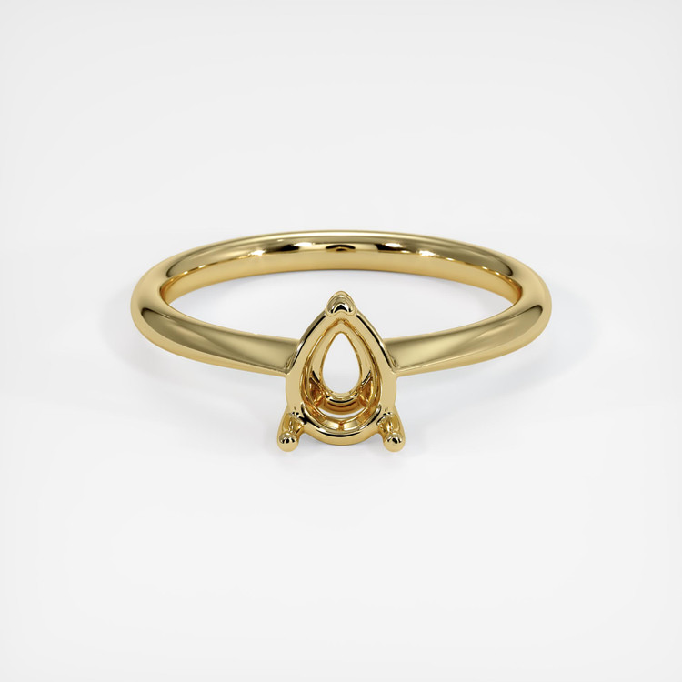 14K Yellow Gold Vedic Ring Setting