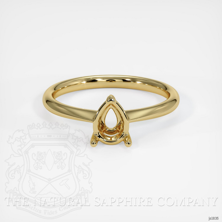 14K Yellow Gold Vedic Ring Setting
