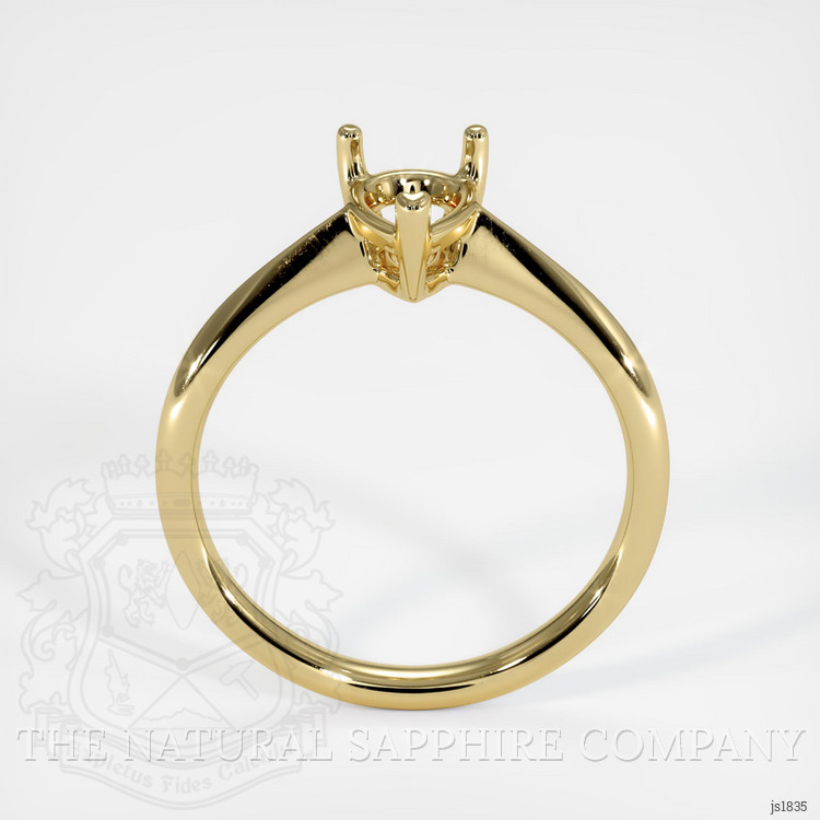 14K Yellow Gold Vedic Ring Setting