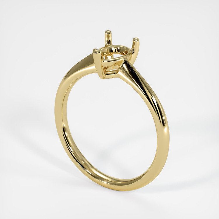 18K Yellow Gold Vedic Ring Setting