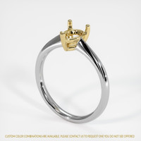 14K Yellow & White Solitaire Ring Video