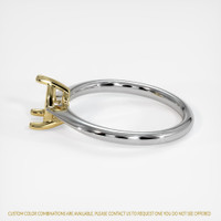 14K Yellow & White Vedic Ring Setting Image