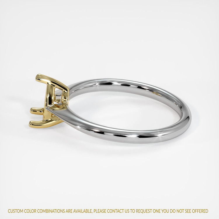 18K Yellow & White Vedic Ring Setting