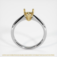 18K Yellow & White Vedic Ring Setting Image