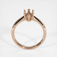 14K Rose Gold Solitaire Ring Image