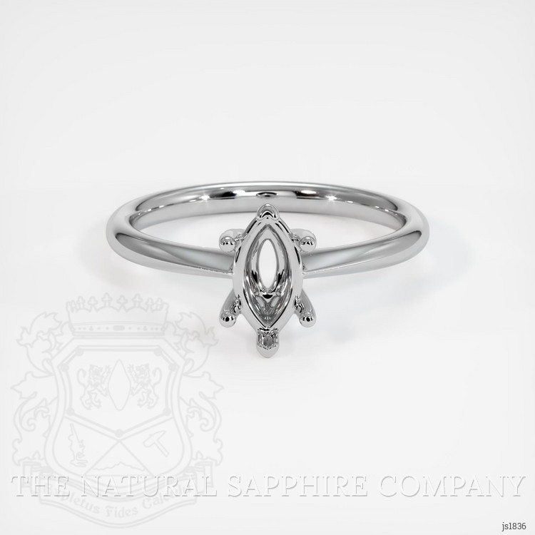 10K White Gold Vedic Ring Setting