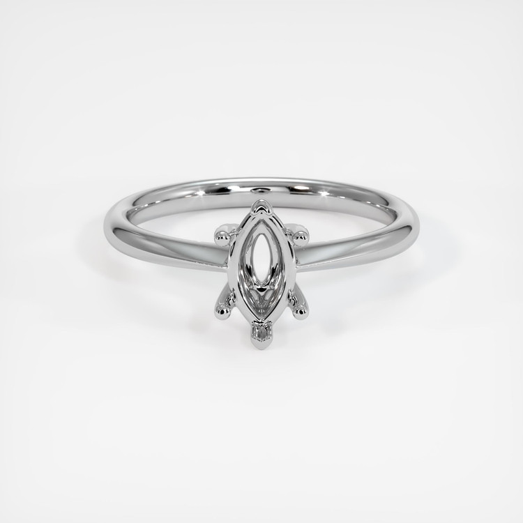 14K White Gold Vedic Ring Setting