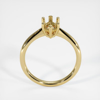 14K Yellow Gold Solitaire Ring Image