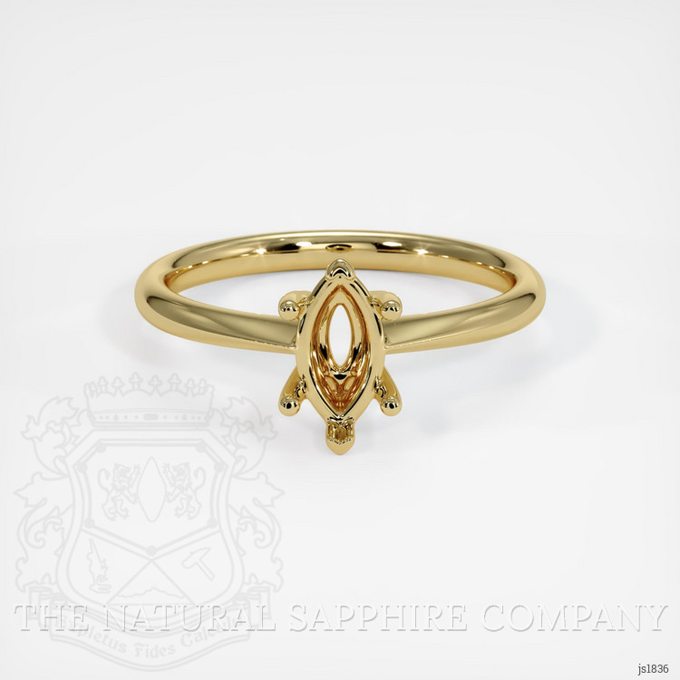 18K Yellow Gold Vedic Ring Setting