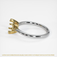 14K Yellow & White Vedic Ring Setting Image