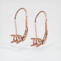 14K Rose Gold Drops Earring Setting Video