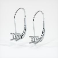 14K White Gold Drops Earring Setting Video
