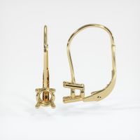 14K Yellow Gold Drops Earring Setting Image