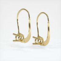14K Yellow Gold Drops Earring Setting Image