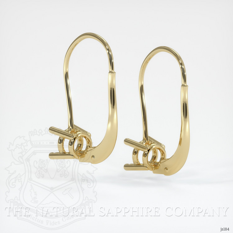 14K Yellow Gold Drops Earring Setting