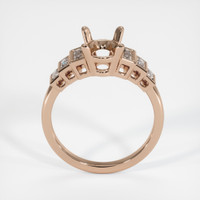 18K Rose Gold Antique Style Ring Setting Image