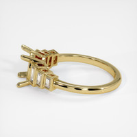 18K Yellow Gold Antique Style Ring Setting Image