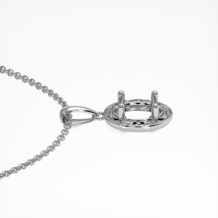 Silver Antique Style Pendant Setting