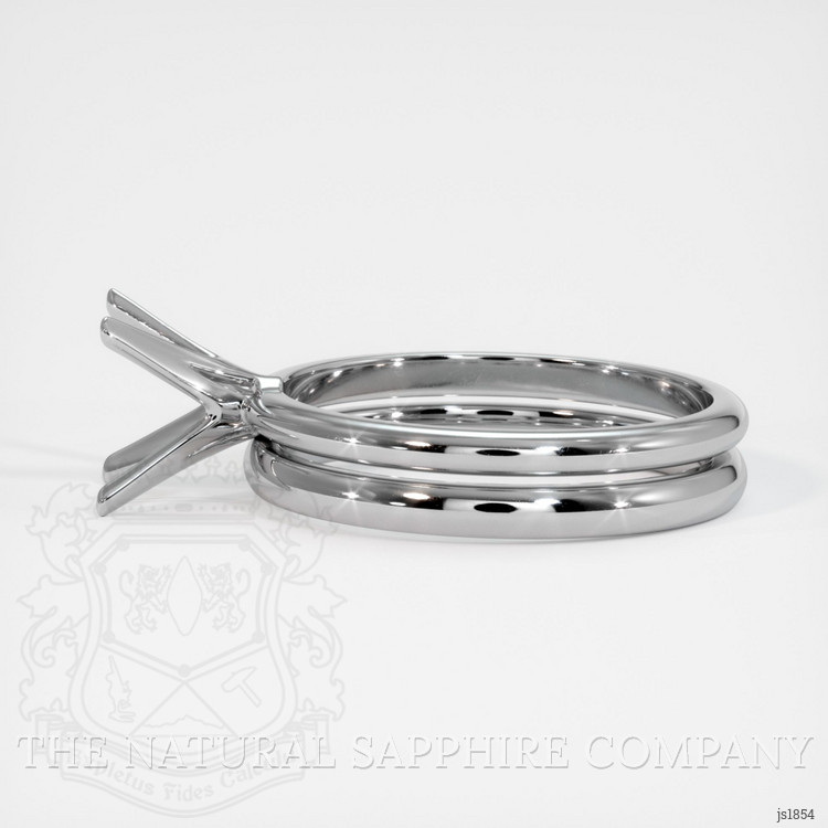 Platinum 950 Wedding Set Ring Setting