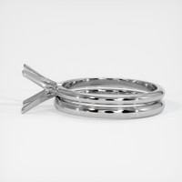 14K White Gold Wedding Set Ring Setting Image
