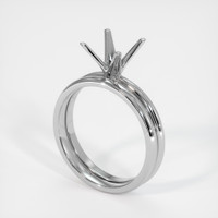 18K White Gold Wedding Set Ring Setting Video