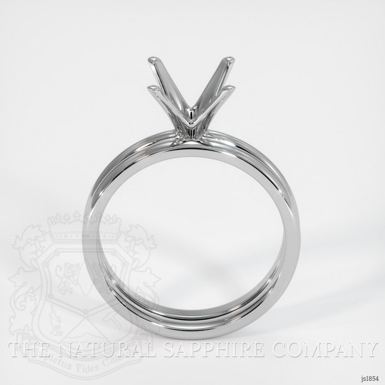 18K White Gold Wedding Set Ring Setting