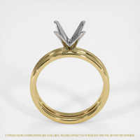 14K White & Yellow Wedding Set Ring Setting Image
