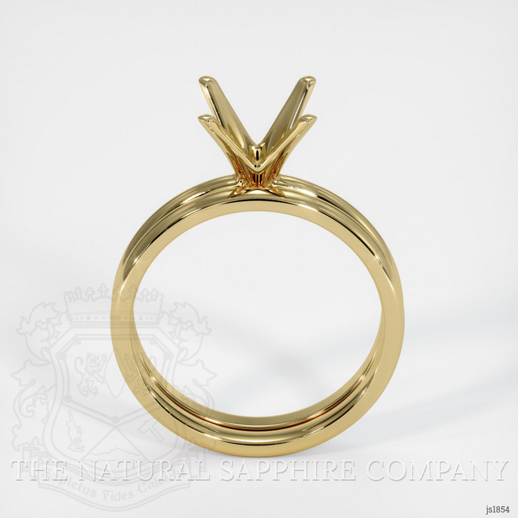 14K Yellow Gold Wedding Set Ring Setting