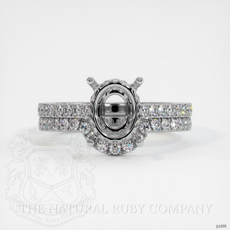 Silver Pave Ring Setting