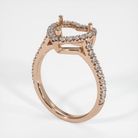 14K Rose Gold Pave Ring Setting Video