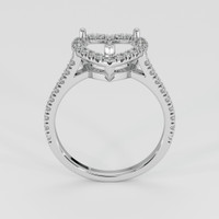 Silver Pave Ring Setting Image