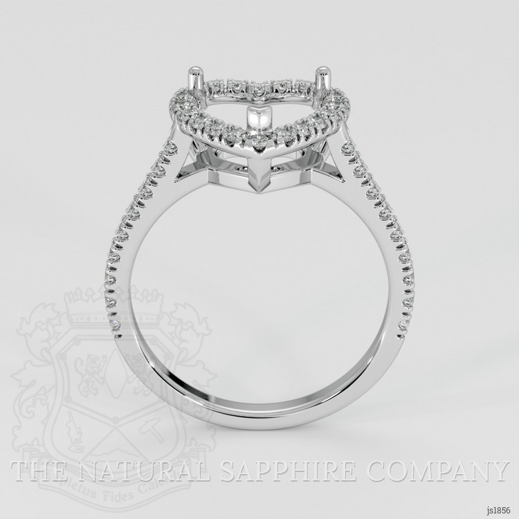 Silver Pave Ring Setting