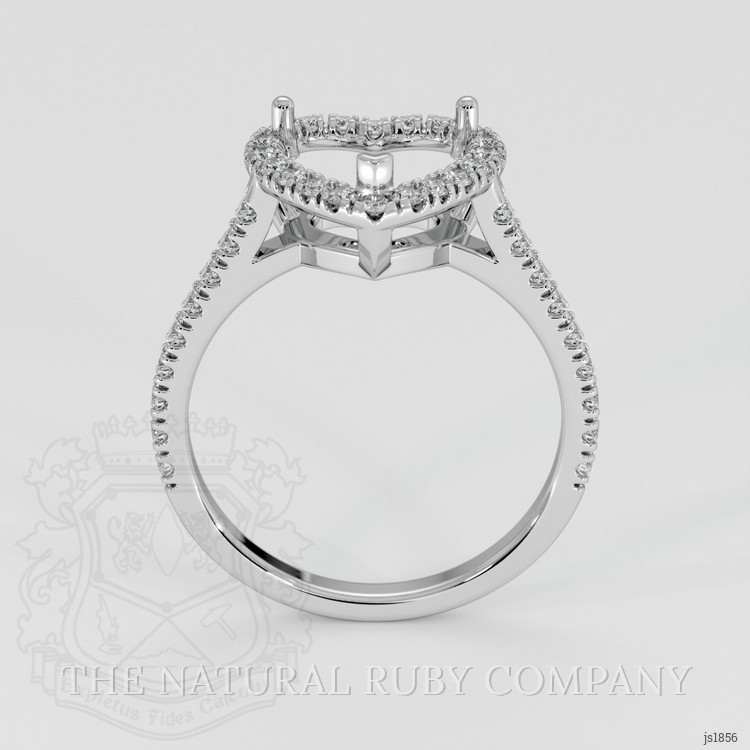 Silver Pave Ring Setting