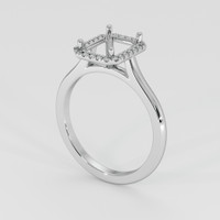 Platinum 950 Pave Ring Setting Video