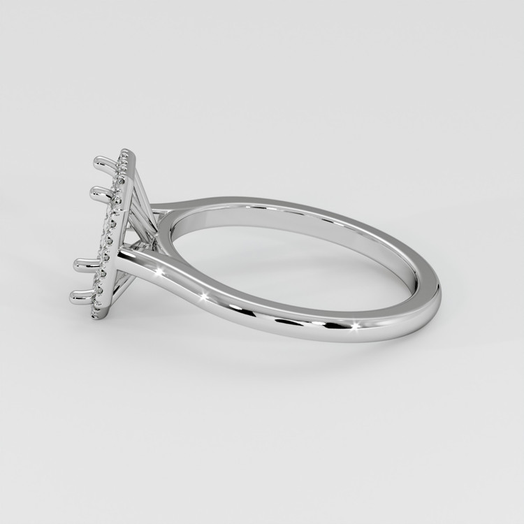 Platinum 950 Pave Ring Setting