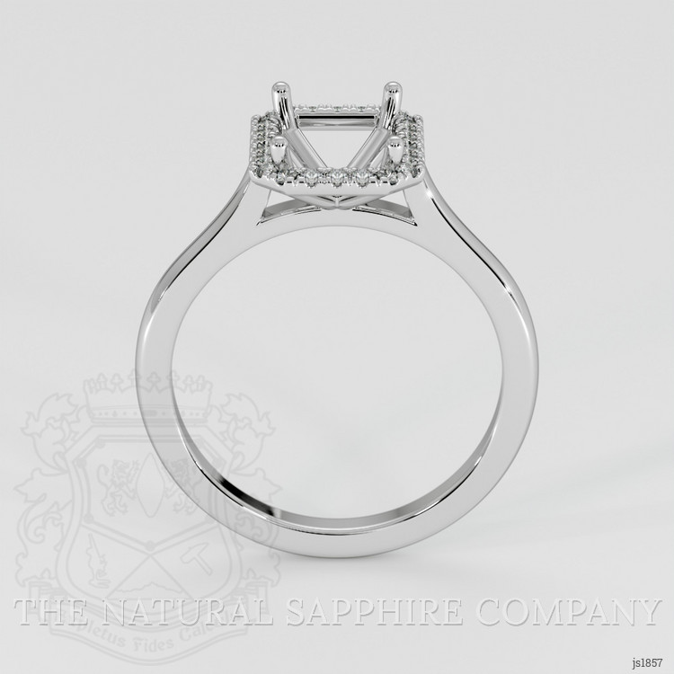 Platinum 950 Pave Ring Setting
