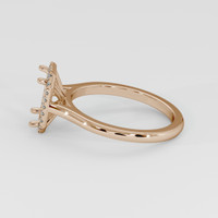 14K Rose Gold Pave Ring Setting Image