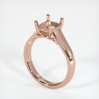 14K Rose Gold Solitaire Ring Setting Video