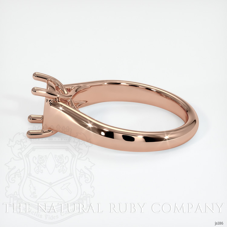 14K Rose Gold Solitaire Ring Setting
