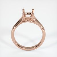 14K Rose Gold Solitaire Ring Setting Image