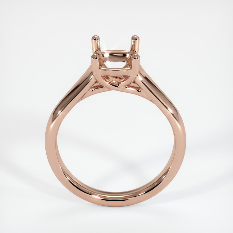14K Rose Gold Solitaire Ring Setting