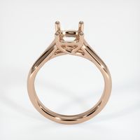 18K Rose Gold Solitaire Ring Setting Image