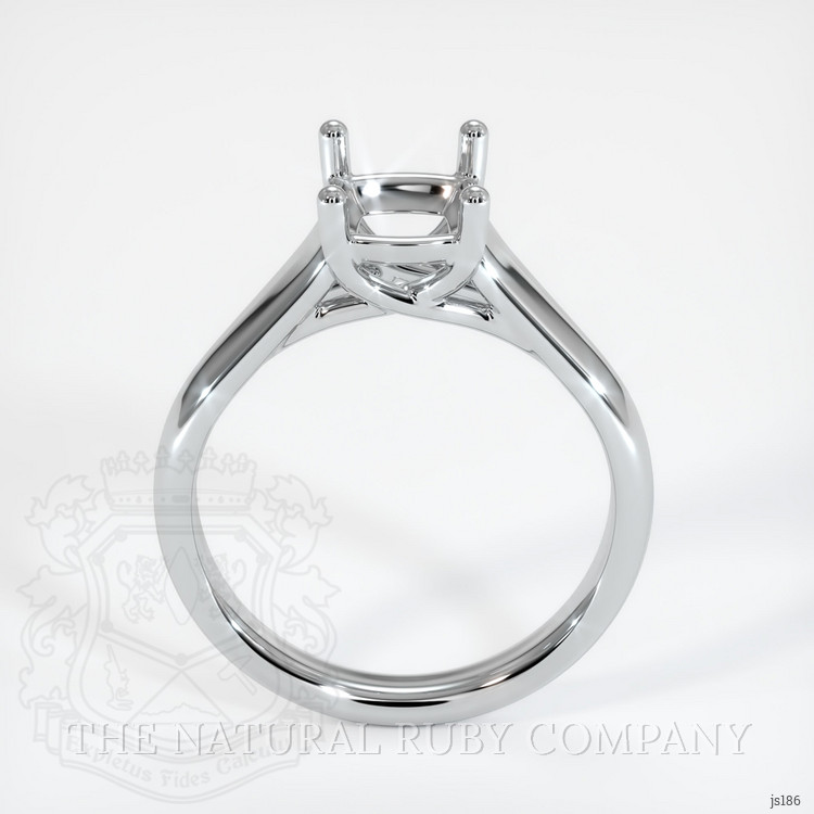 Silver Solitaire Ring Setting
