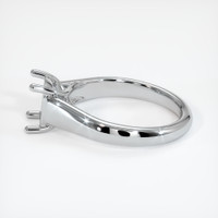 10K White Gold Solitaire Ring Setting Image