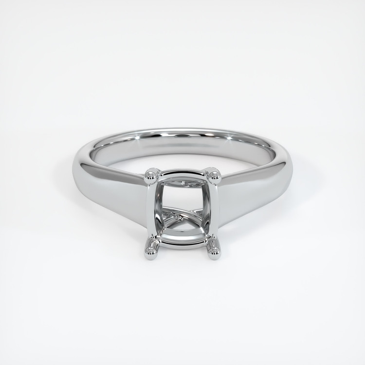 18K White Gold Solitaire Ring Setting
