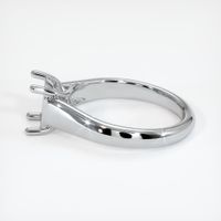 18K White Gold Solitaire Ring Setting Image