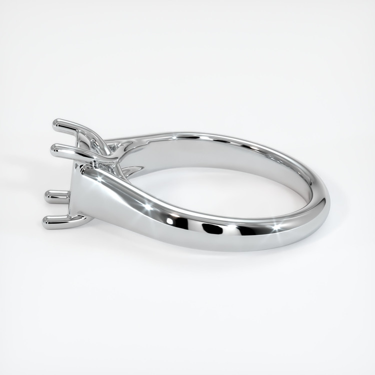 18K White Gold Solitaire Ring Setting
