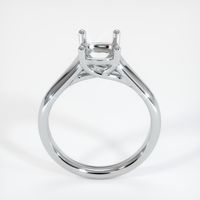 18K White Gold Solitaire Ring Setting Image